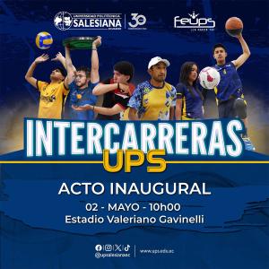 Afiche promocional del Campeonato intercarreras sede Cuenca 